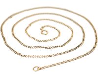 9ct Gold Trace Link Chain