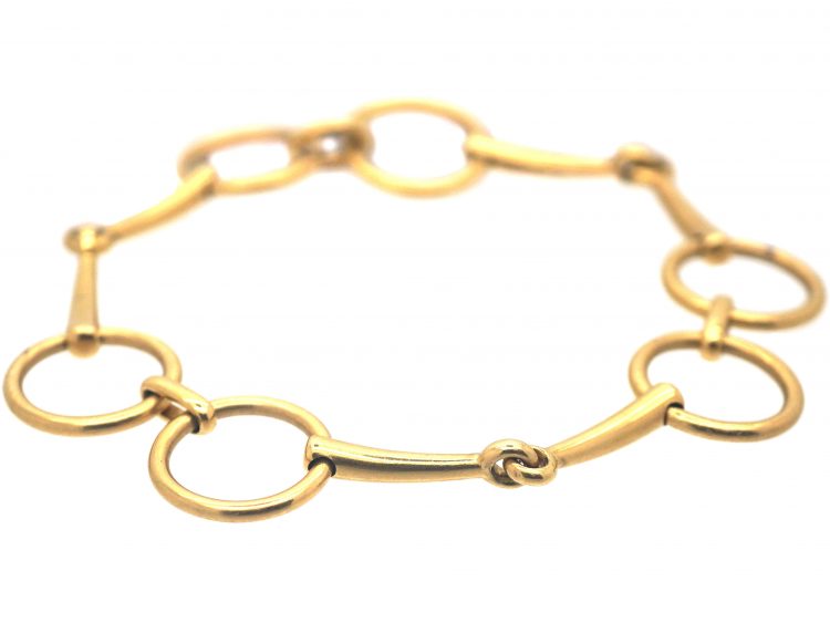 French 18ct Gold Bracelet by Hermes