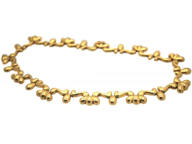 European 18ct Gold Statement Collar Necklace