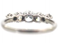Art Deco 18ct White Gold Five Stone Diamond Ring