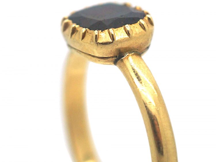 Victorian 18ct Gold & Garnet Ring