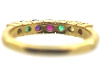 Edwardian 18ct Gold Ring set with Gemstones that Spell Dearest