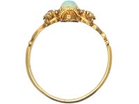 Regency 15ct Gold, Opal & Diamond Ring