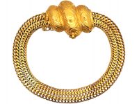 Victorian 15ct Gold with Triple Coil Motif Bracelet