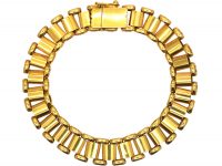 Edwardian 15ct Gold Articulated Bracelet