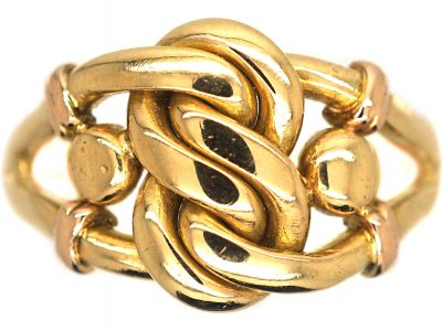 Edwardian 18ct Gold Knot Ring