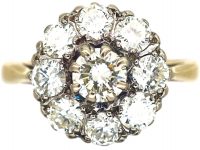 18ct Gold & Diamond Cluster Ring