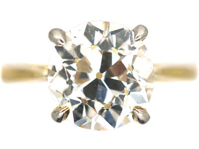 18ct Gold, Three Carat Diamond Solitaire Ring 18ct Gold, Three Carat Diamond Solitaire Ring