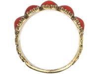 Georgian 15ct Gold & Coral Ring