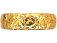 22ct Gold Ivy & Roses Wedding Ring