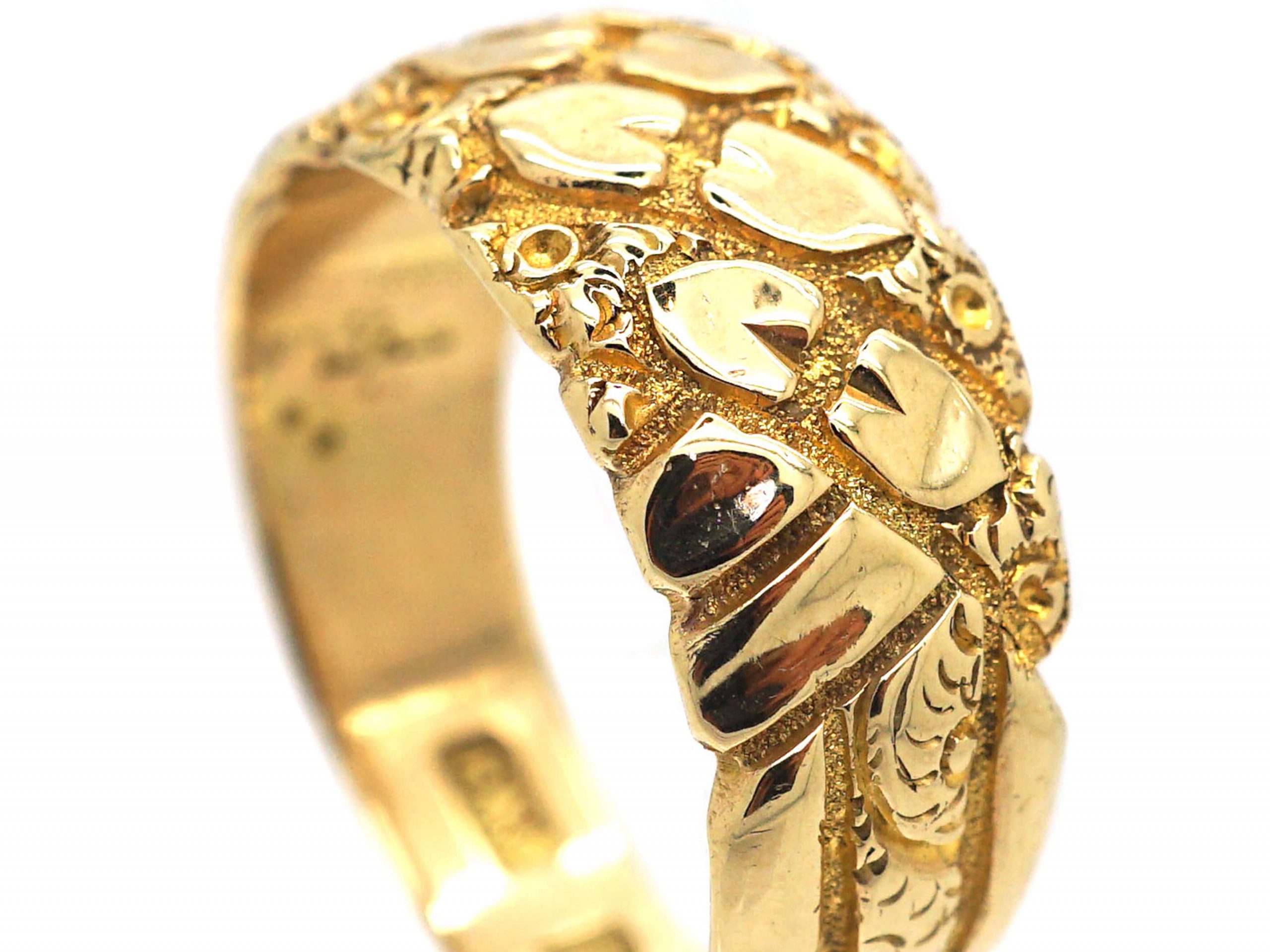 779 9ct Gold Motif Ring main image 1