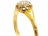 Edwardian 18ct Gold, Diamond Daisy Cluster Ring