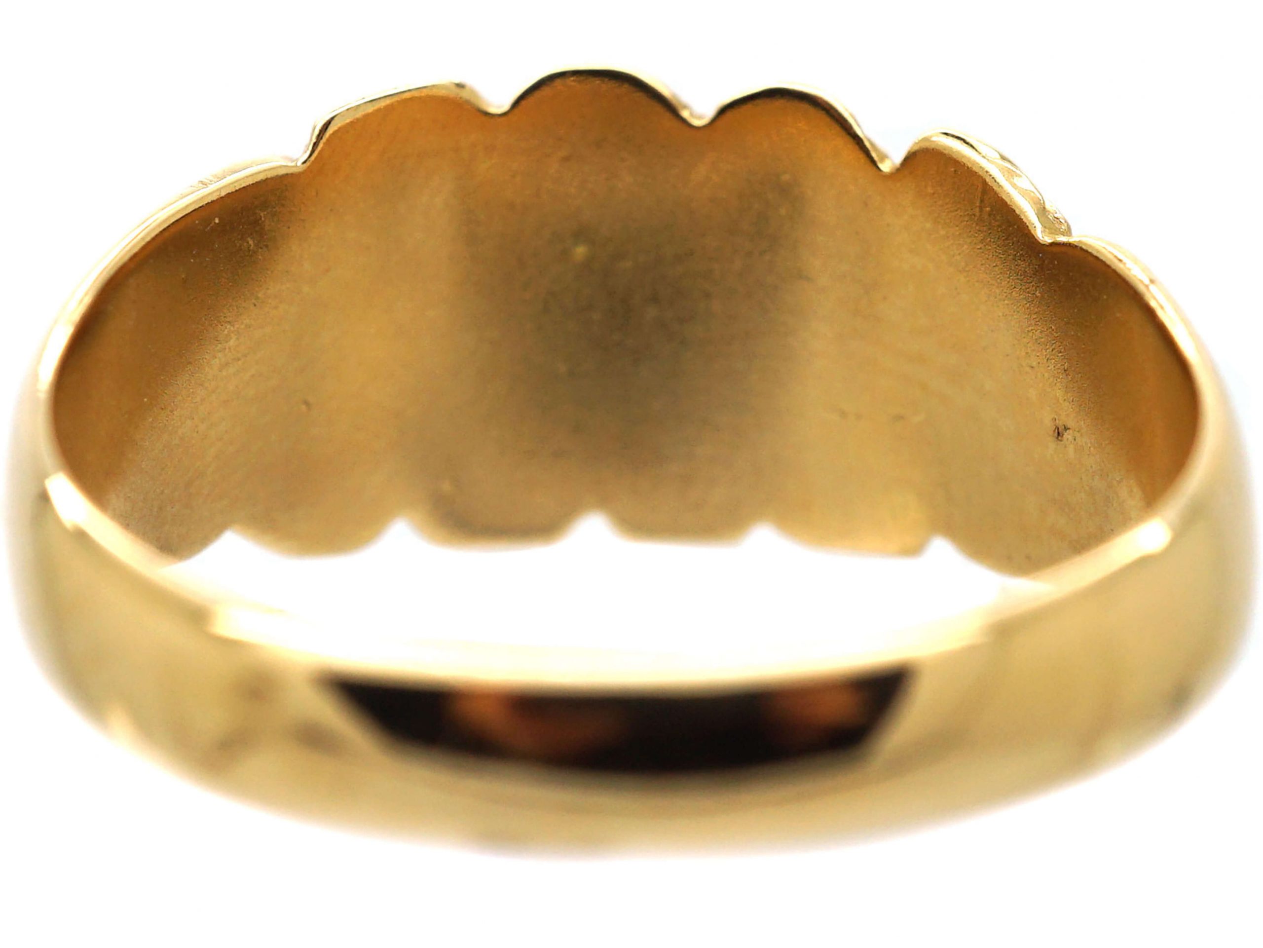 Edwardian 18ct Gold Keeper Ring (913R) The Antique Jewellery Company