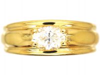 18ct Gold Ring set with a Diamond by Boucheron