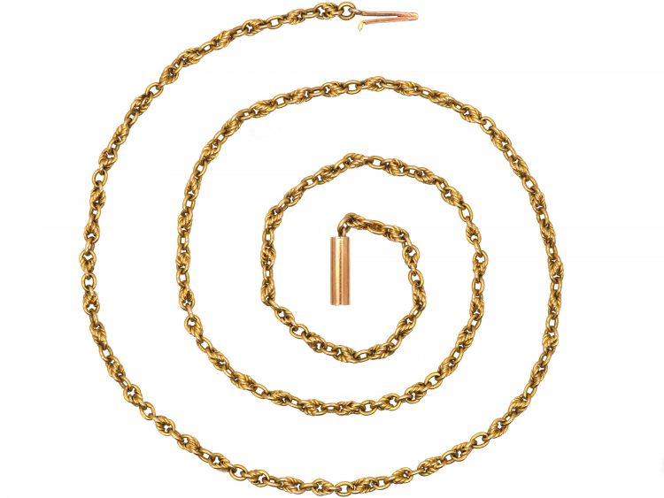 Edwardian 15ct Gold Ornate Chain