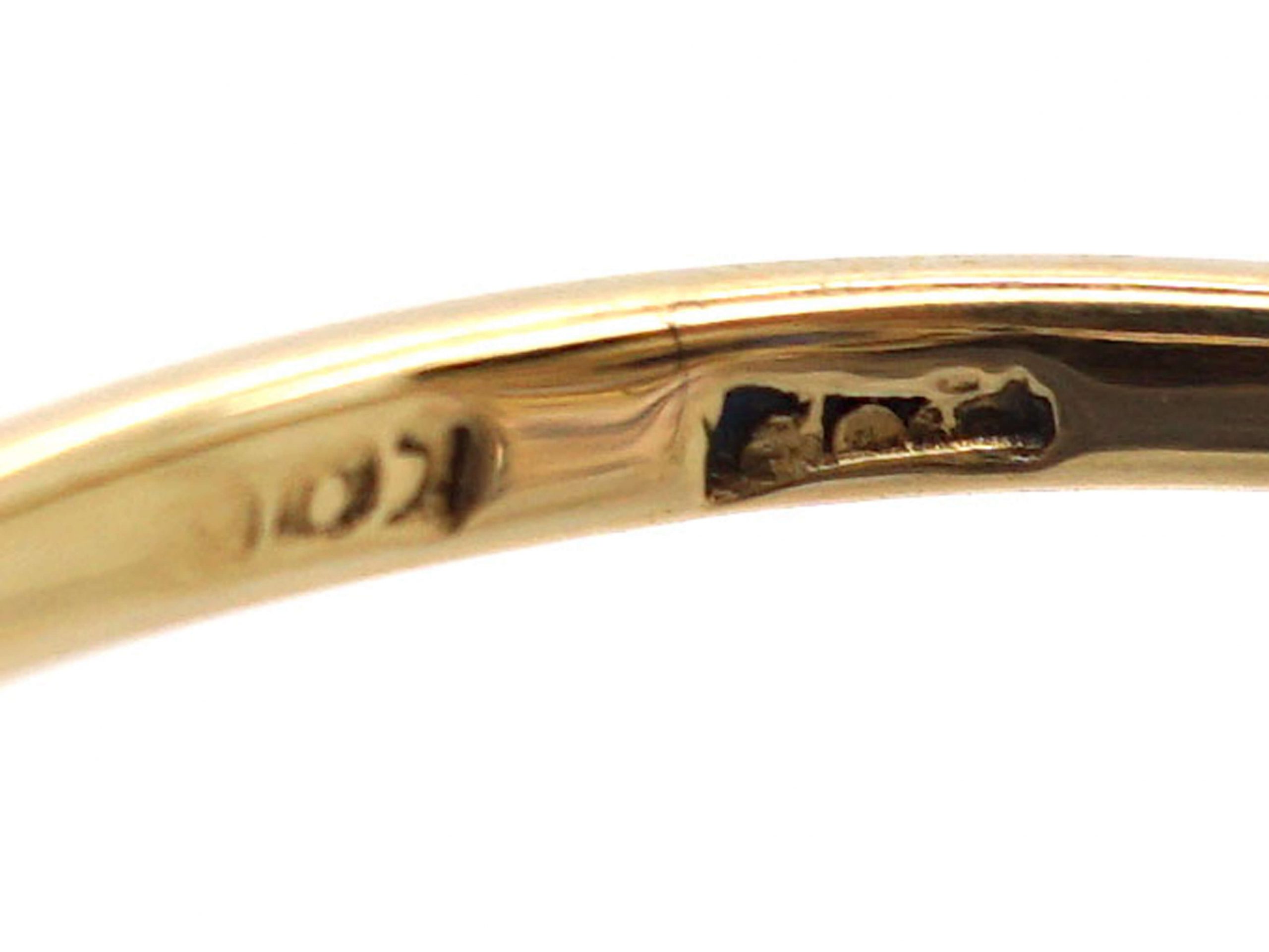 Art Deco 18ct Gold & Platinum,Sapphire & Diamond Ring (868R) | The ...