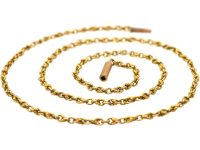Edwardian 15ct Gold Ornate Chain