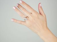 Edwardian 18ct Gold & Diamond Marquise Ring