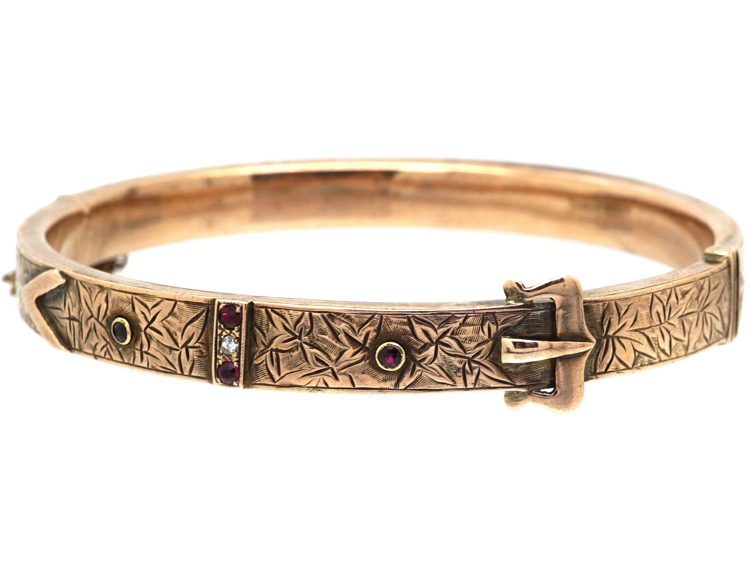 Gold deals buckle bangle