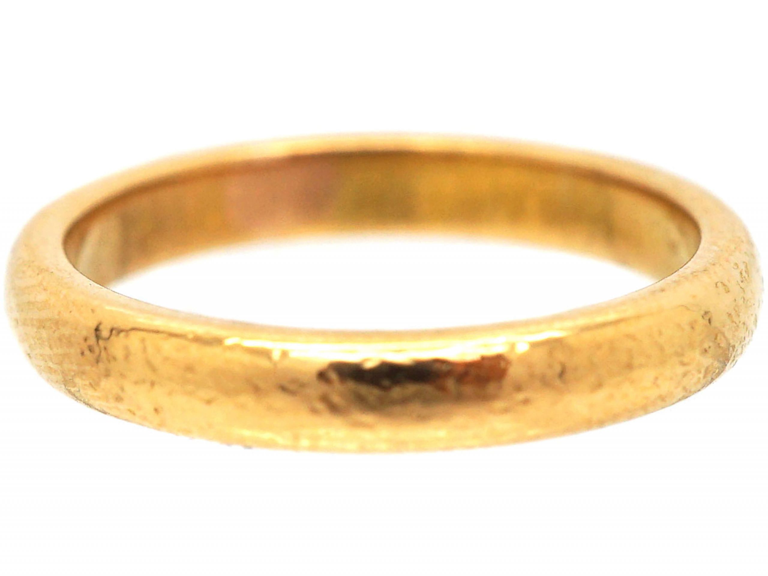 22ct Gold Wedding Band Assayed in 1941 (977R) | The Antique Jewellery ...