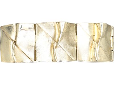 Silver Wide Bracelet by Bjorn Weckstrom for Lapponia