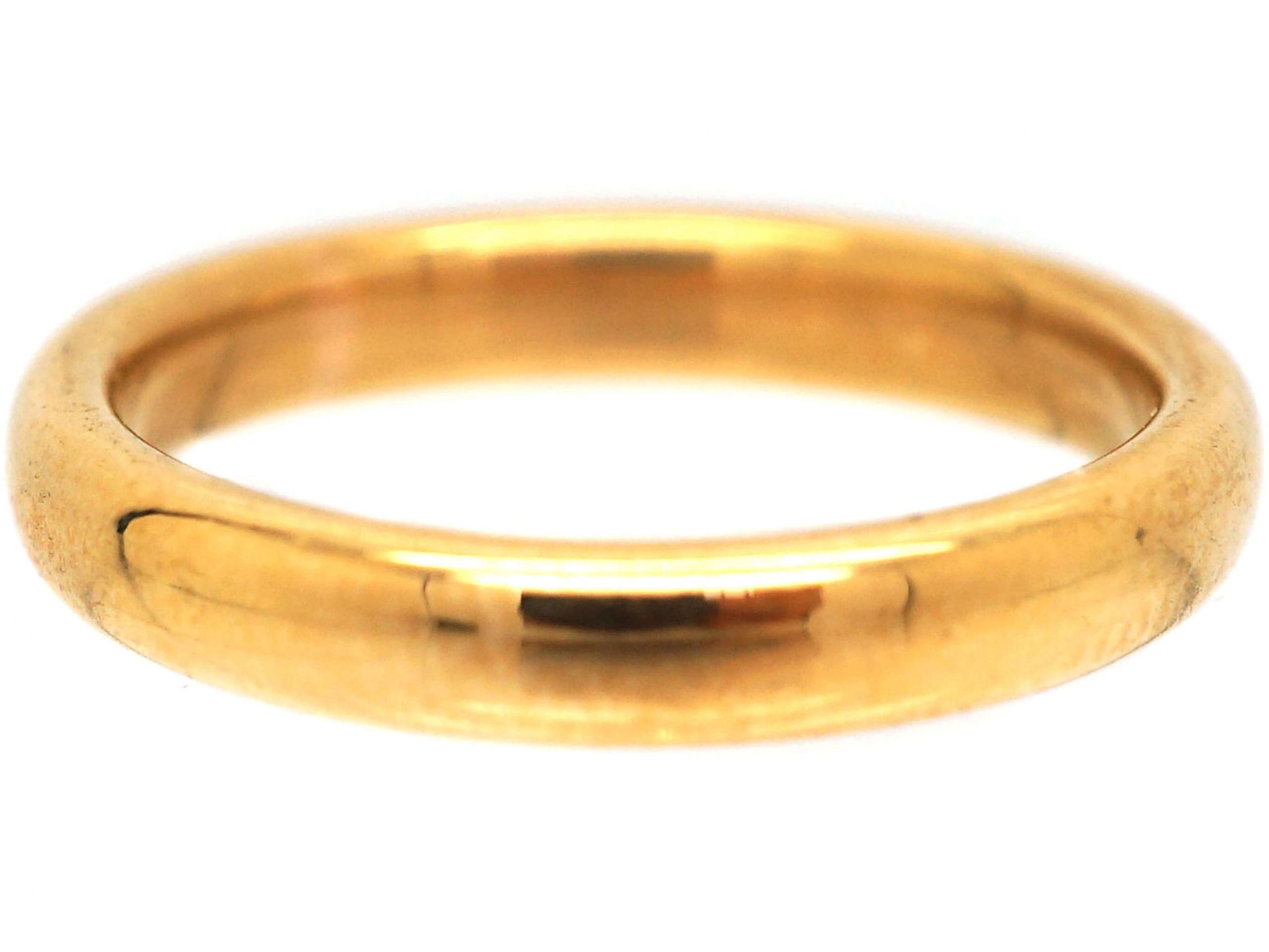 22ct Gold Wedding Ring Assayed in 1931 (604R) | The Antique Jewellery ...