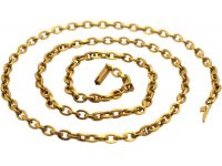 French Belle Epoch 18ct Gold Chain