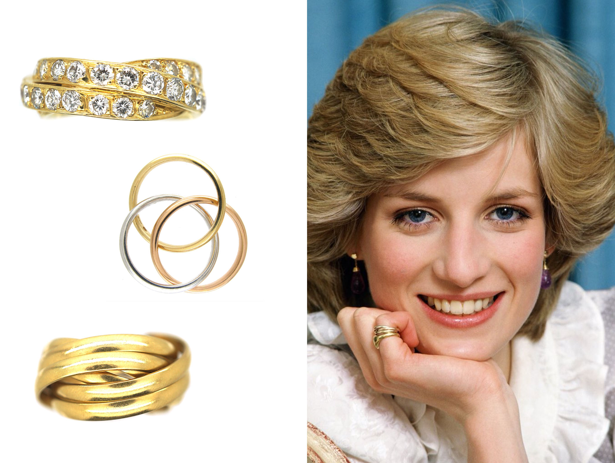 cartier trinity ring diana