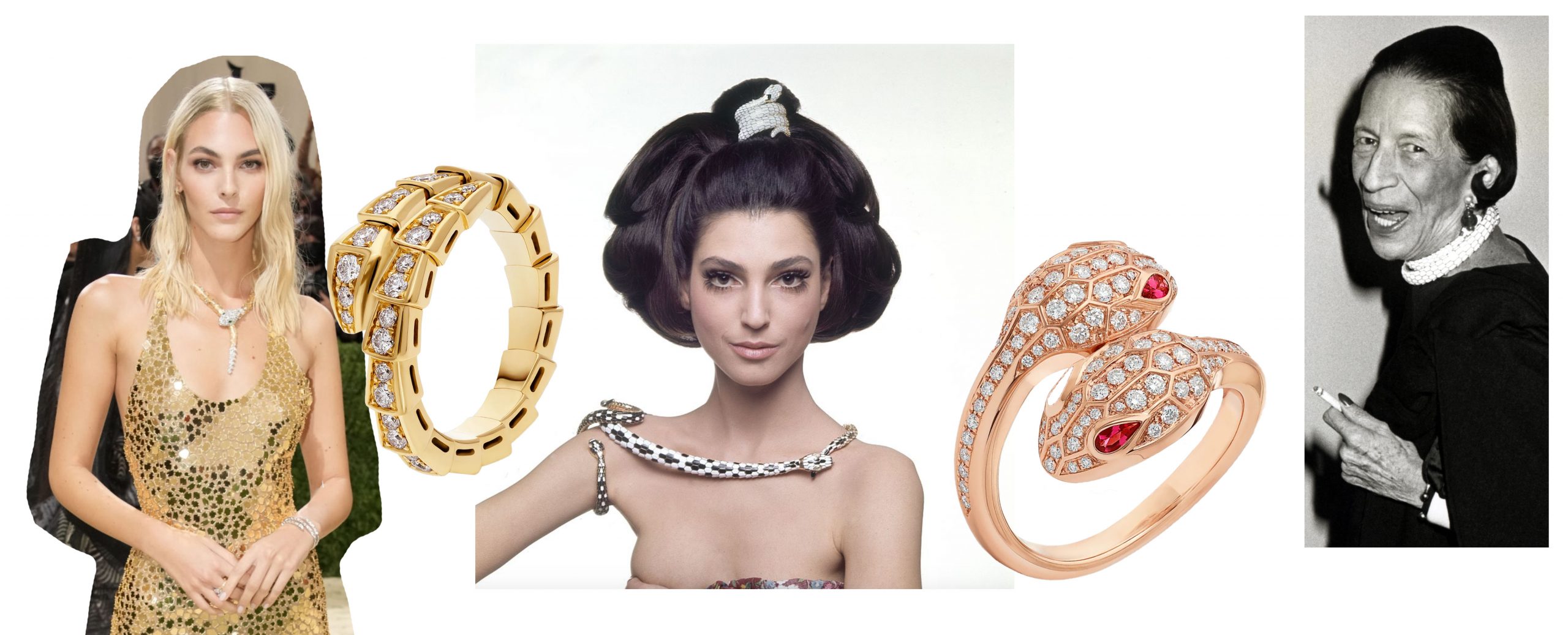 Bulgari snake jewellery