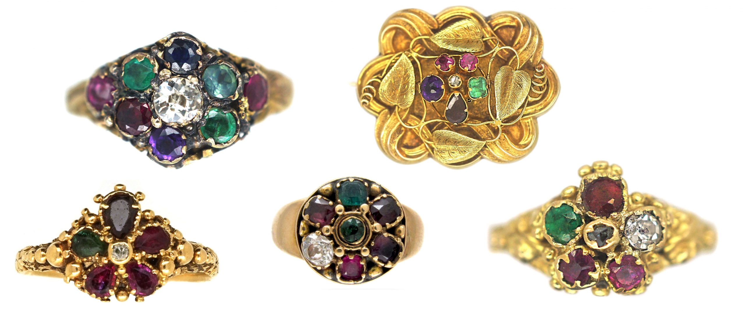 The Beginner's Guide to Collecting Vintage & Antique Jewellery Flower rings