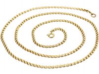 Victorian 15ct Gold Anchor Link Chain