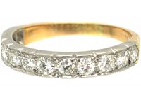 18ct Gold Half Eternity Ring set with Diamonds