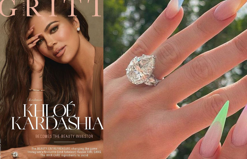 Khloe Kardashian engagement ring