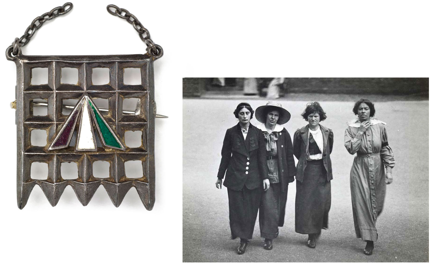 Suffragette brooch deals