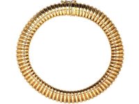 9ct Gold Tubo Gas Bracelet