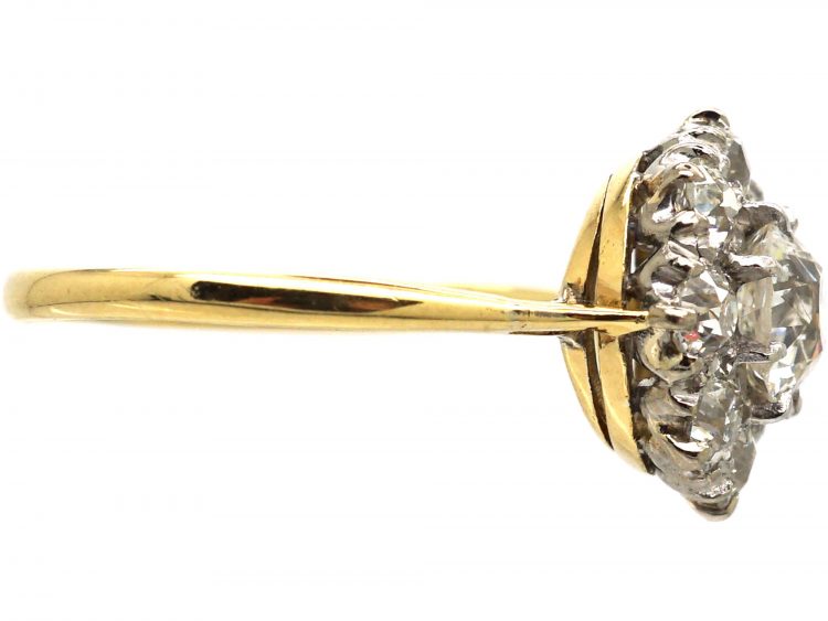 Early 20th Century 18ct Gold, Diamond Cluster Ring