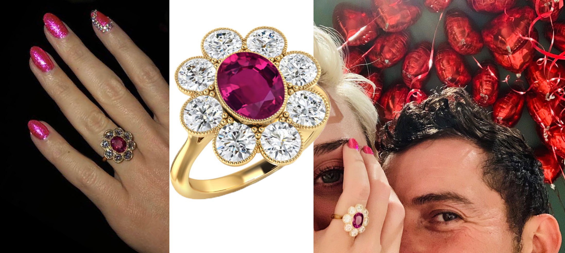 Celebrity inspired hot sale engagement rings