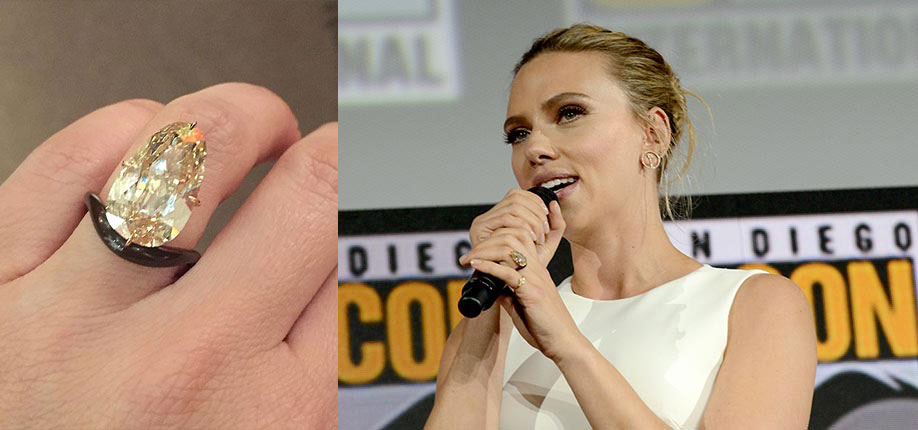 Scarlett Johansson engagement ring