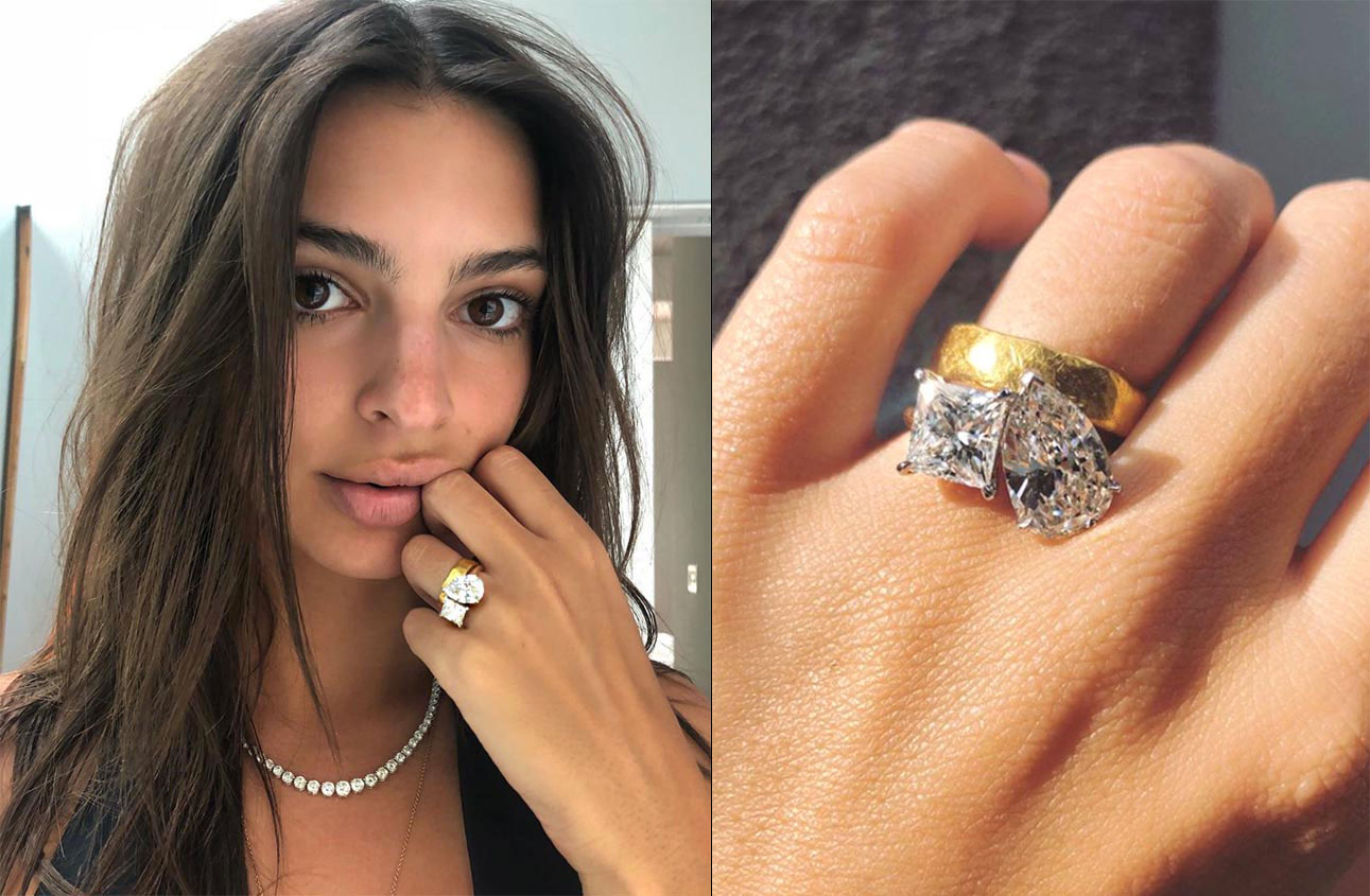 Emily Ratajkowski engagement ring