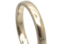 18ct White Gold Wedding Ring By Charles Green & Sons