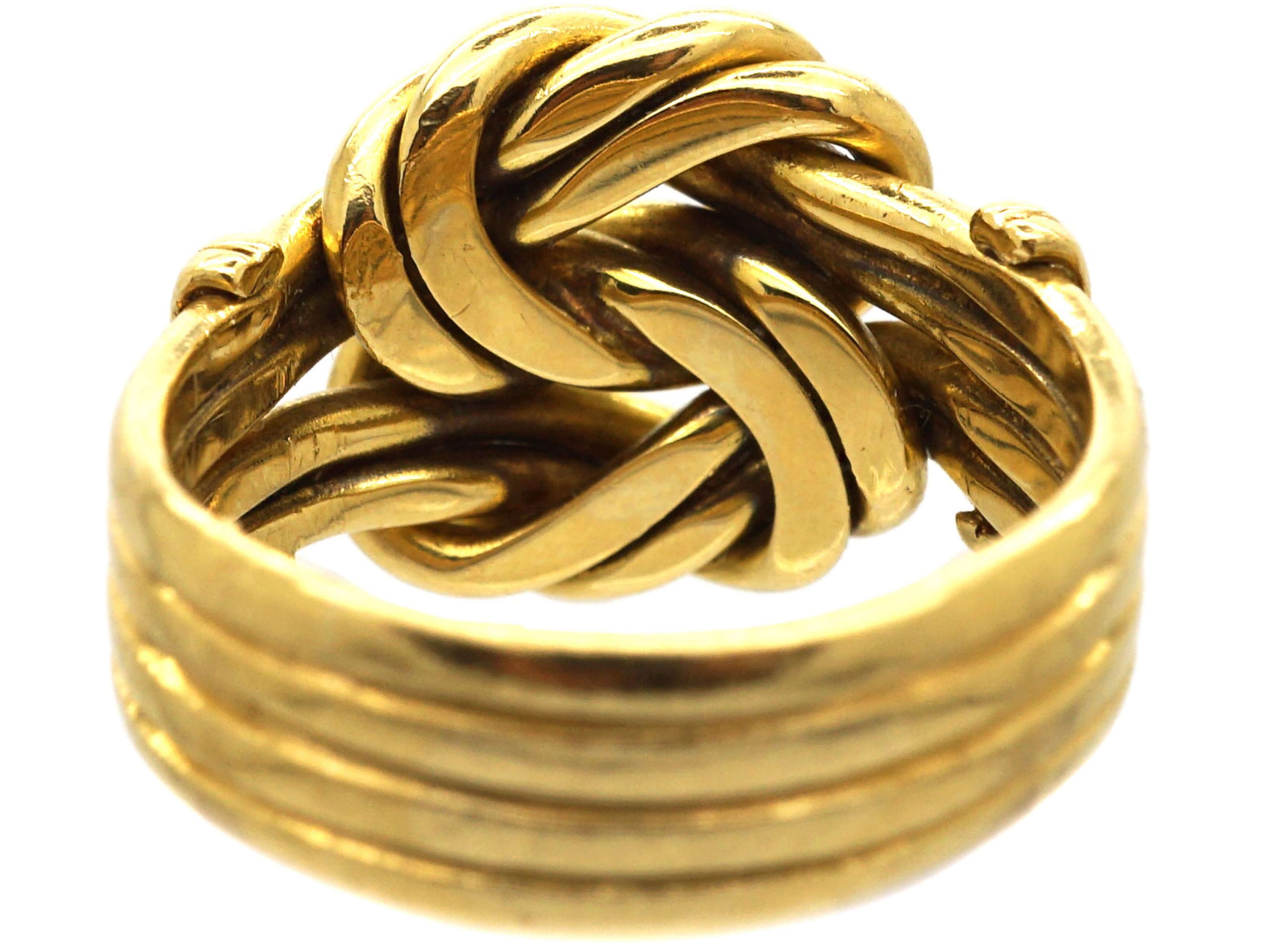 Edwardian 18ct Gold Knot Ring (494S) The Antique Jewellery Company