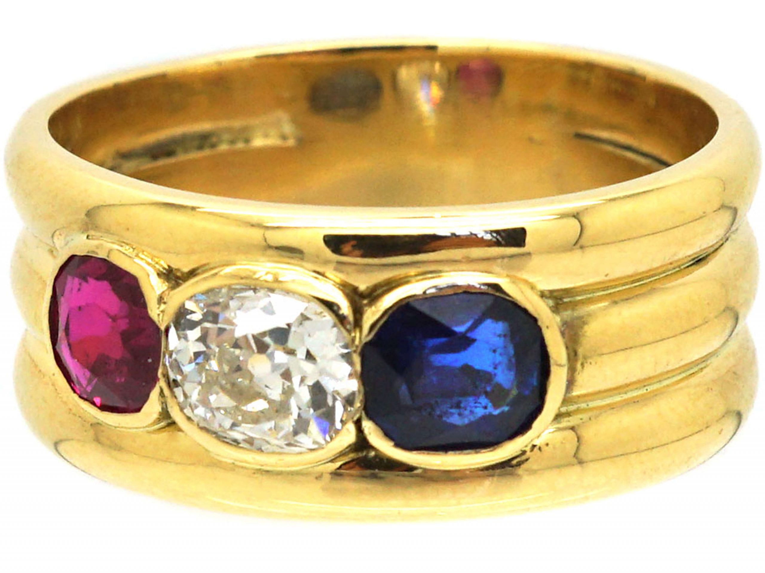 retro-18ct-gold-red-white-blue-gem-set-ring-511s-the-antique