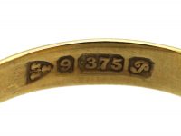 Edwardian 9ct Gold Signet Ring with Hinged Hidden Locket