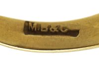Edwardian 9ct Gold Signet Ring with Hinged Hidden Locket