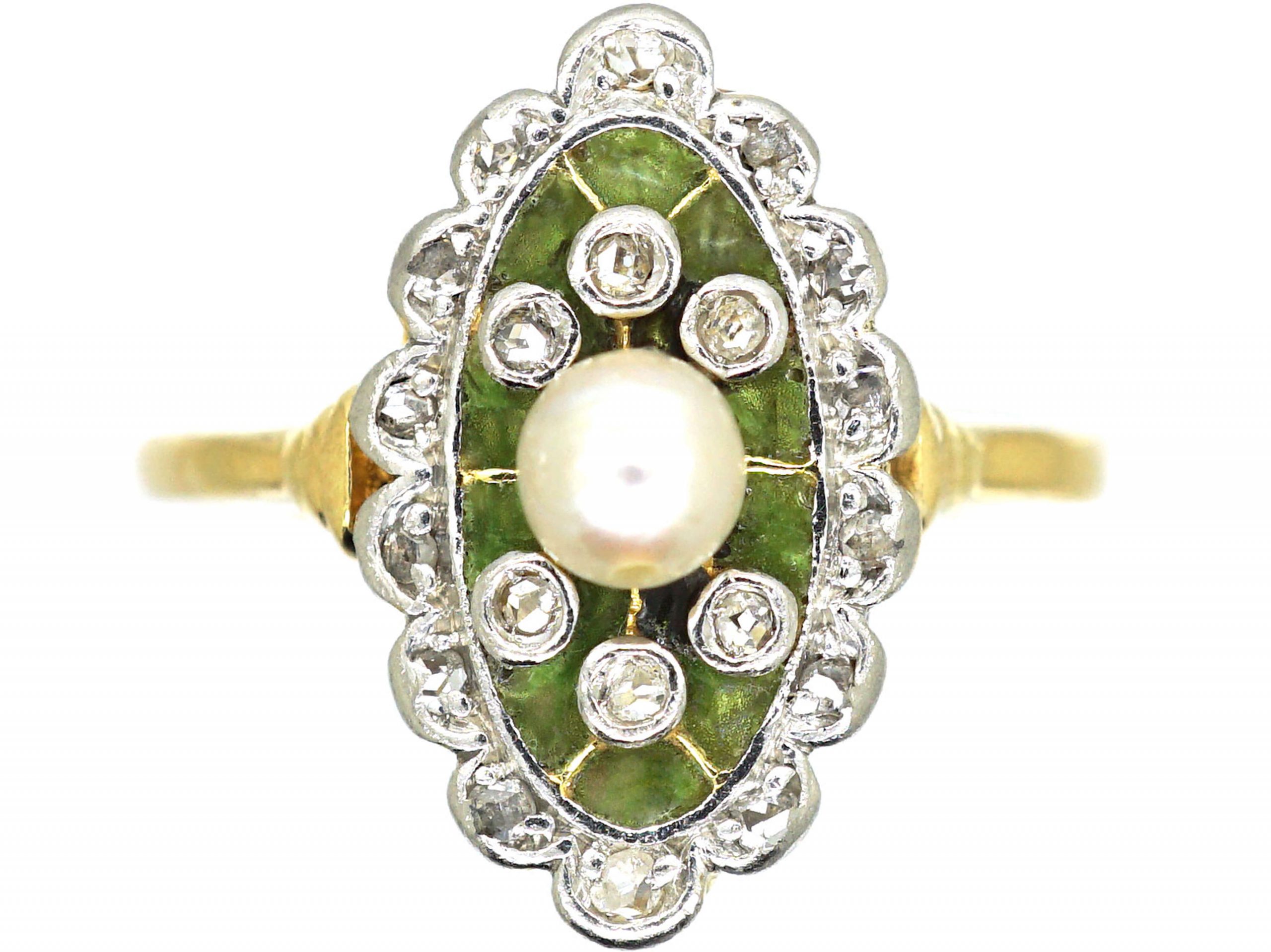 Antique Victorian Ring Garnet Seed Pearl 14k Rose Gold Sz 6.5 Fine Jew –  Sophie Jane