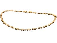 Edwardian 9ct Gold Necklace with Bow Detail