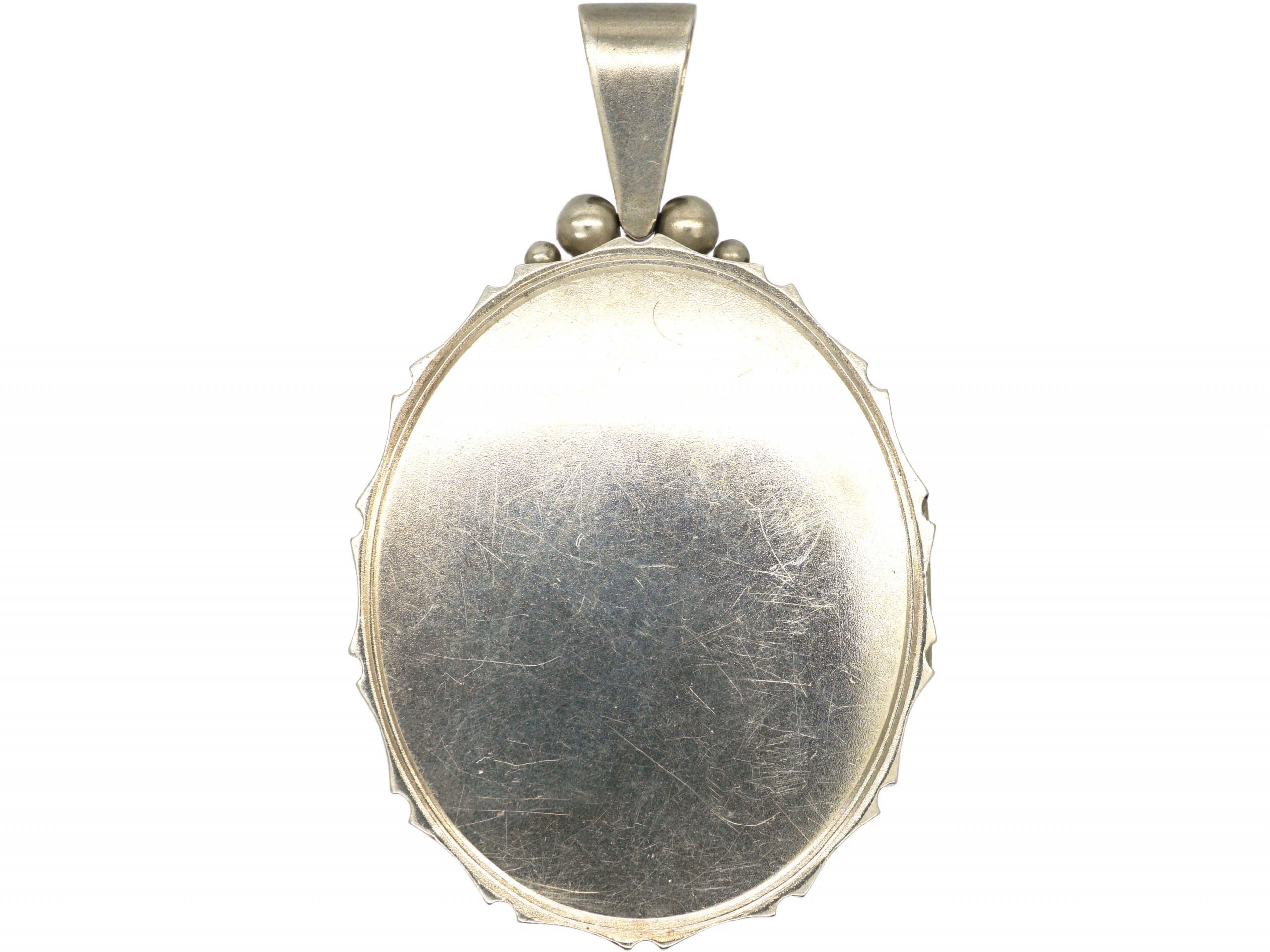 Victorian Silver & Two Colour Gold Overlay Locket (589S) | The Antique ...