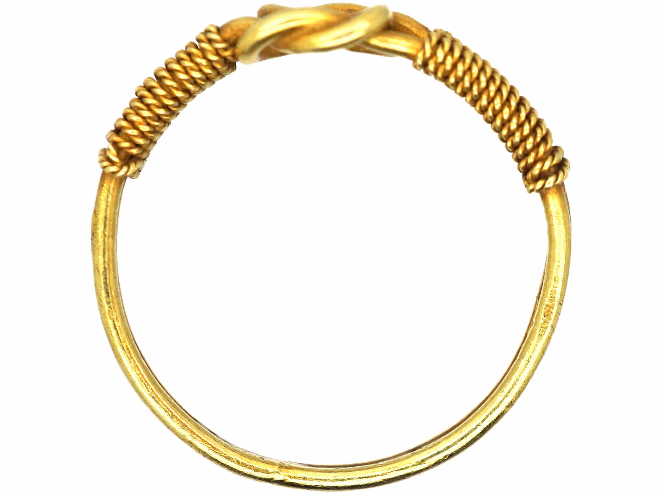 Regency 18ct Gold Knot Ring (529S/PR) | The Antique Jewellery Company