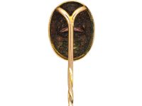 Victorian 15ct Gold, Scarab Beetle Tie Pin