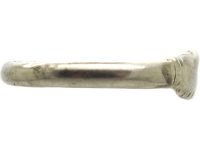 Early Georgian Silver Fede Ring